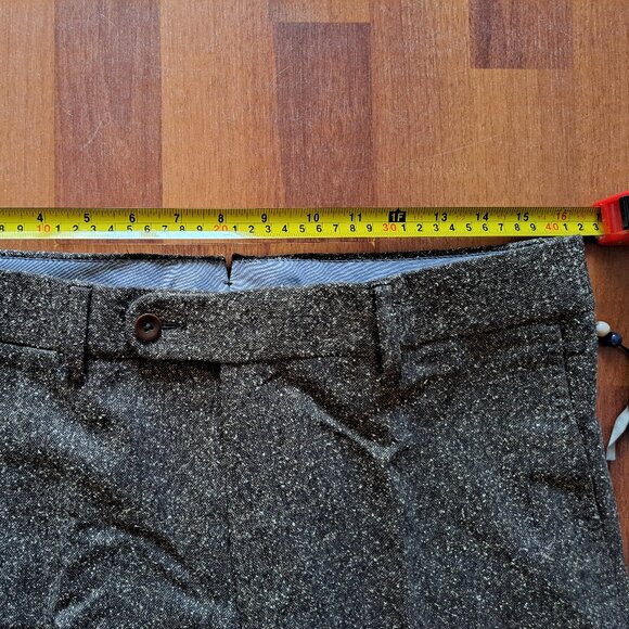 NEW 6 East Men's Brown with dots Pants Size 32 - Picture 13 of 16